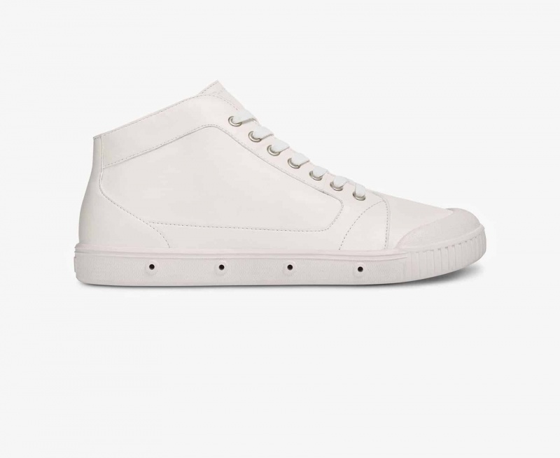 Basket Spring Court M2 Lambskin Blanche Homme | TFH-76895165